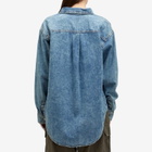 Good American Women's Denim Uniform Shirt in Indigo