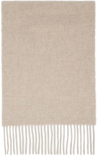 Jacquemus Beige Le Papier 'L'Echarpe Jacquemus' Scarf