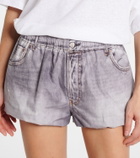 Acne Studios Trompe l'œil cotton shorts