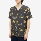 Kestin Men's Short Sleeve Crammond Shirt in Black Floral