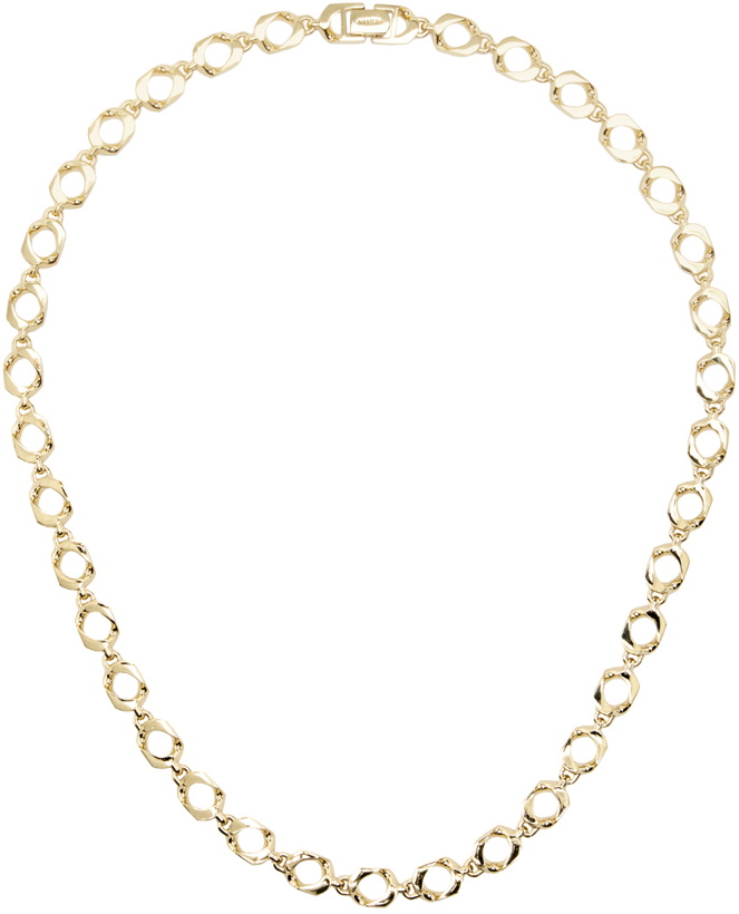 Photo: Numbering Gold #5815 Small Chain Link Necklace