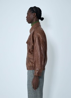 Saint Laurent Double Breasted Leather Jacket