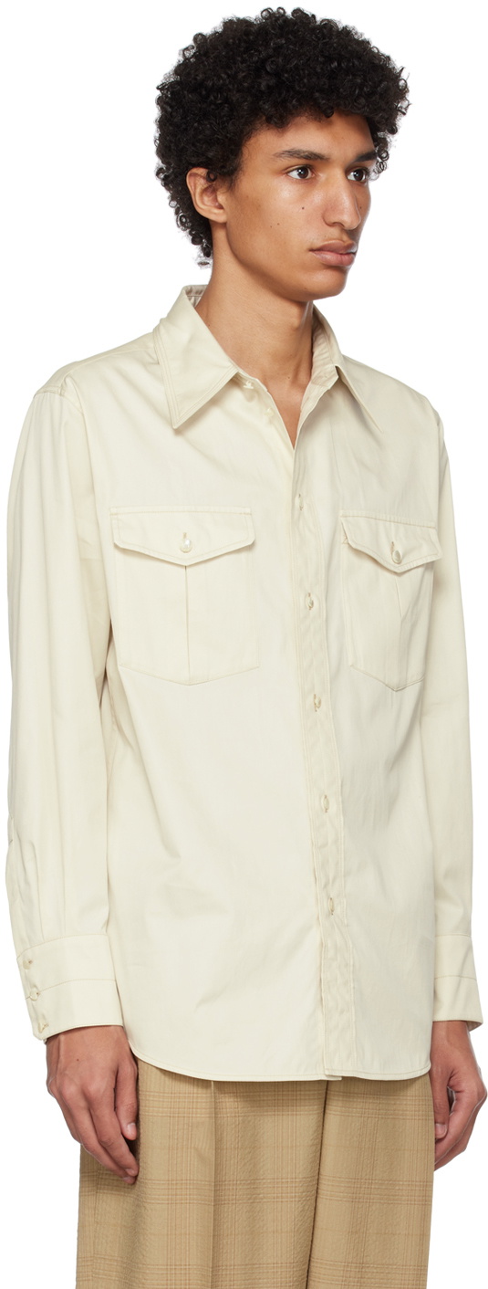 LEMAIRE Beige Western Shirt Lemaire