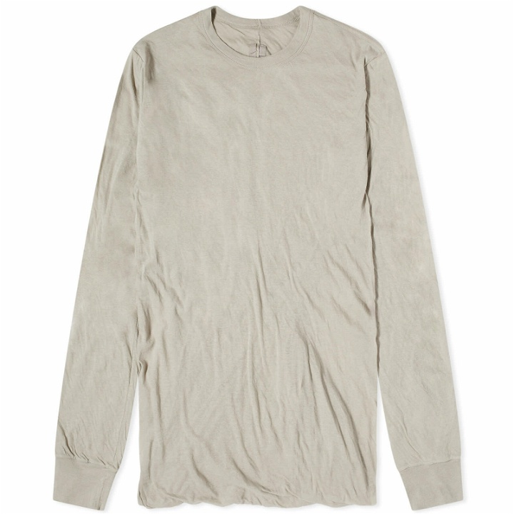 Photo: Rick Owens Men's Double Long Sleeve T-Shirt in Pearl