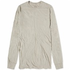 Rick Owens Men's Double Long Sleeve T-Shirt in Pearl