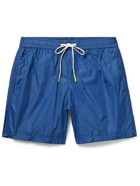 Hartford - Mid-Length Recycled Swim Shorts - Blue