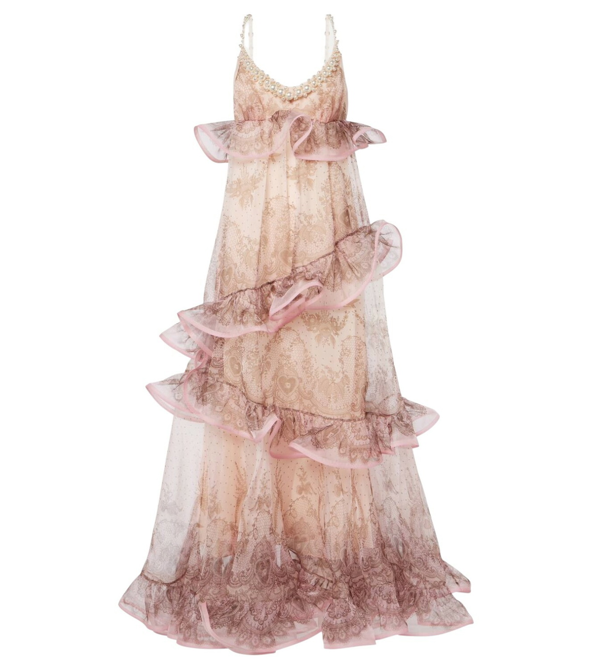 Zimmermann Crush ruffled silk organza maxi dress Zimmermann