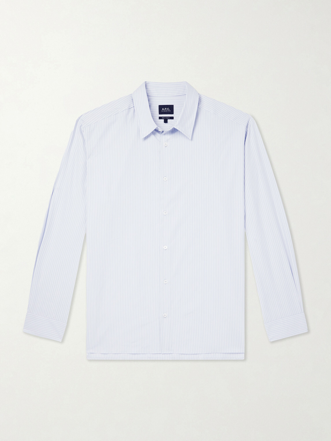 A.P.C. - Malo Striped Organic Cotton Shirt - Blue