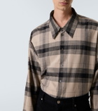 Calvin Klein Collection Tyson checked cotton shirt