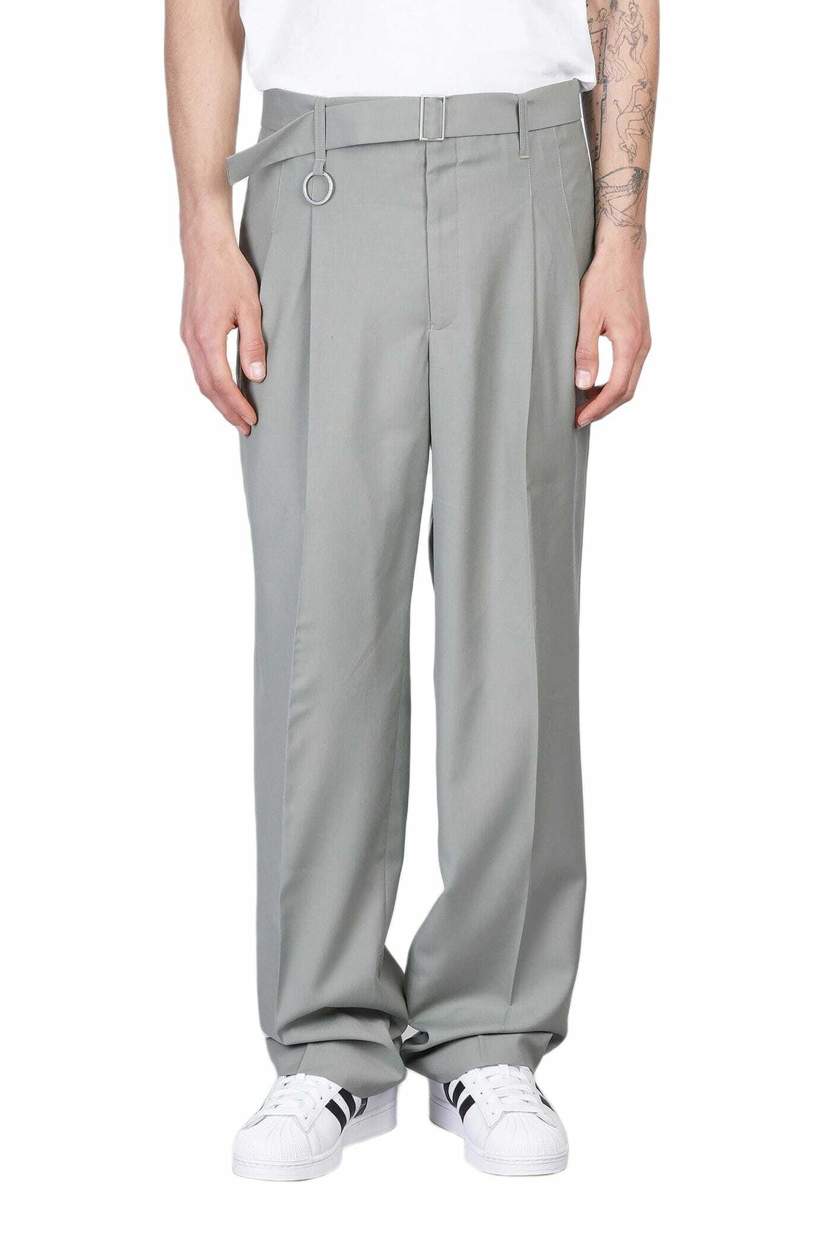 Études Pants In Green Polyester