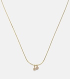 Roxanne First 14kt gold pendant necklace with diamonds
