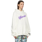 VETEMENTS White Sweet Logo Hoodie