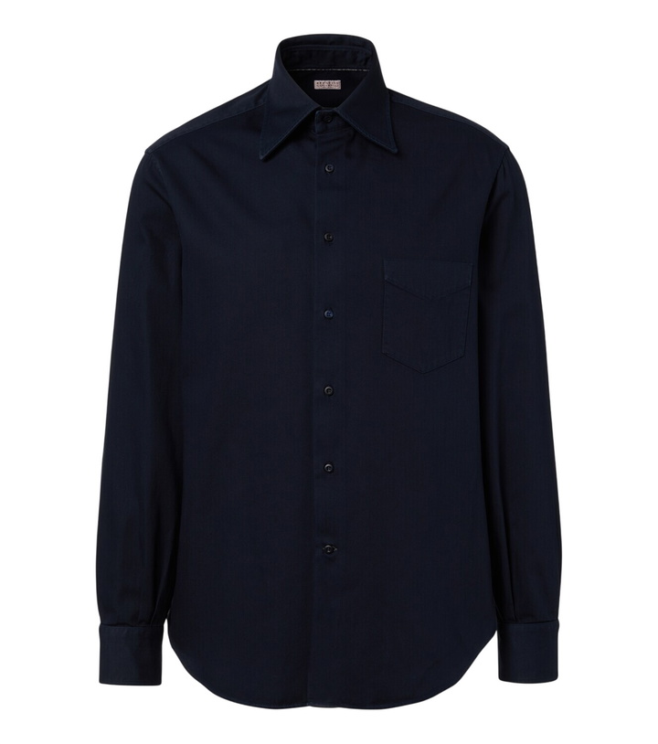 Photo: Brunello Cucinelli Cotton poplin shirt