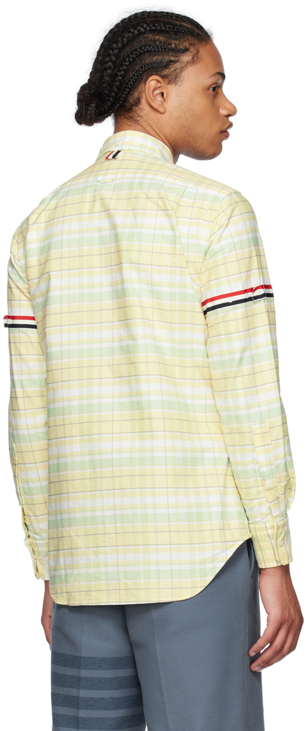 Thom Browne Yellow & Green Armband Shirt Thom Browne