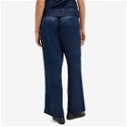 DONNI. Women's Satiny Simple Pant in Navy