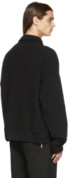 Nahmias Black Quarter-Zip Sweater