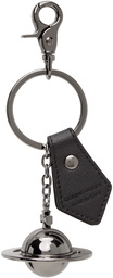 Vivienne Westwood Gunmetal Debbie 3D Orb Keyring