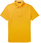 Loro Piana - Cotton-Piqué Polo Shirt - Yellow