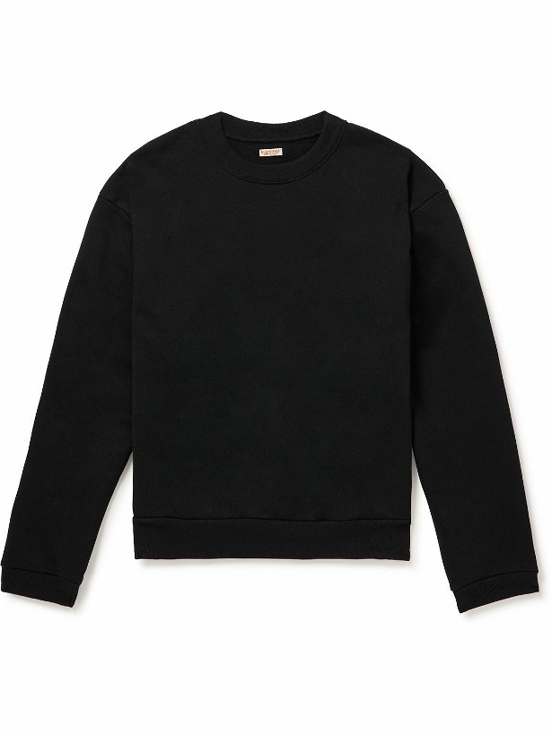 Photo: KAPITAL - Printed Cotton-Jersey Sweatshirt - Black