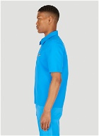Logo Charm Polo Top in Blue
