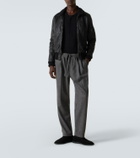 Dolce&Gabbana Leather bomber jacket
