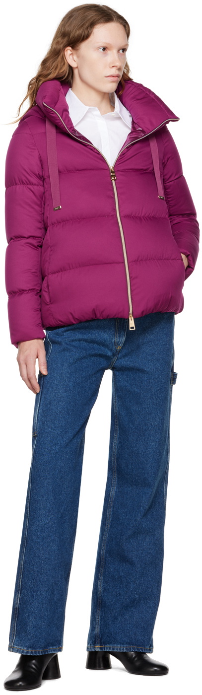 Herno Burgandy Arendelle Down Jacket