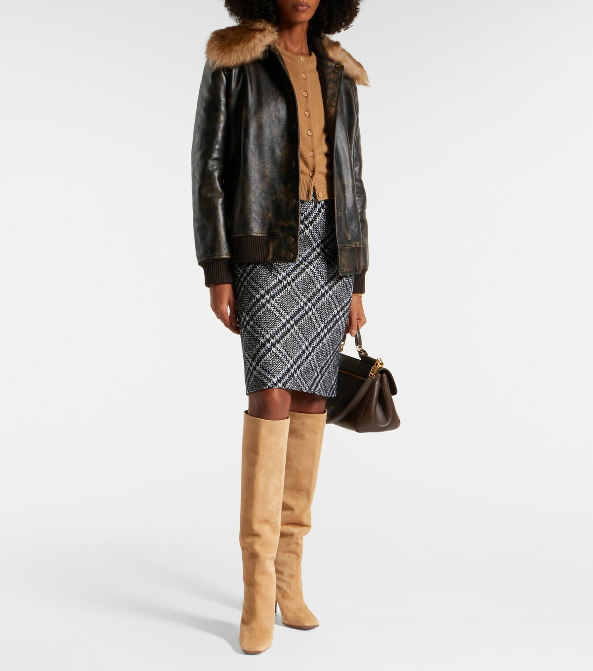 Dolce&Gabbana Suede over-the-knee boots