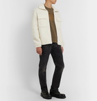 Helmut Lang - Oversized Wool-Blend Fleece Jacket - Neutrals