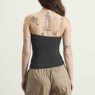 SKIMS Women's Cotton Jersey Tube Top in Soot