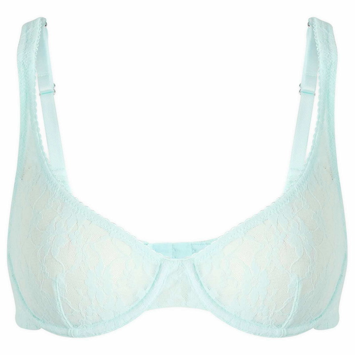 Photo: Fruity Booty Women's All Over Lace Bra in Ice Blue
