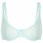 Fruity Booty Women's All Over Lace Bra in Ice Blue