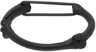 TAKAHIROMIYASHITA TheSoloist. Black Bone Shaped Clip S Bracelet