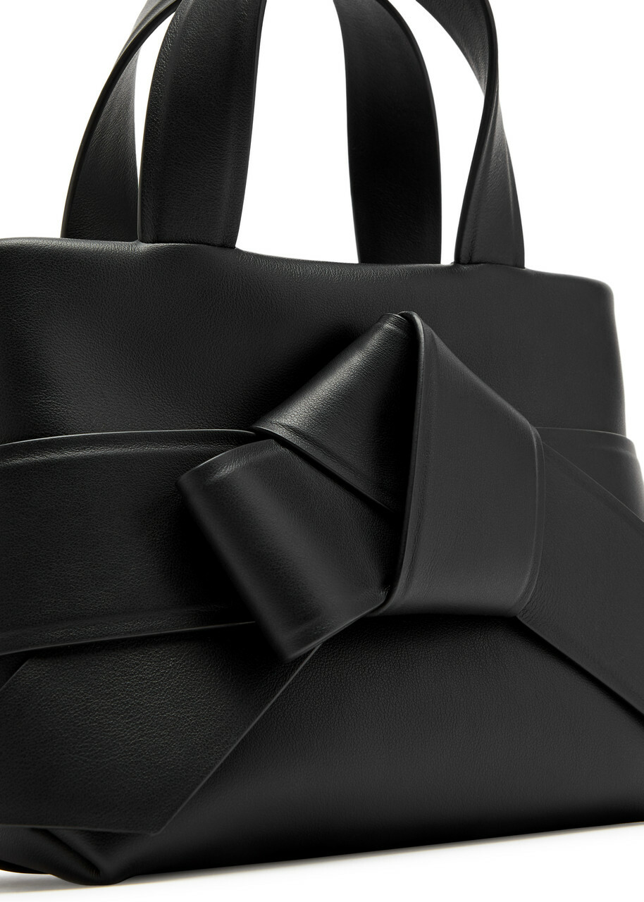 Acne Studios Musubi Micro Leather top Handle bag - Black - One Size