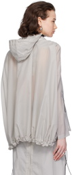 JOHANNA PARV Gray Hood Jacket