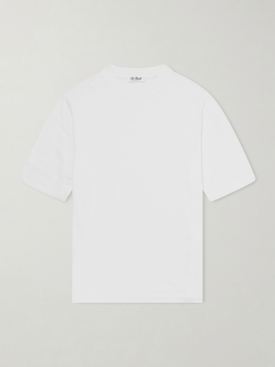 De Petrillo - Knitted Cotton T-Shirt - White