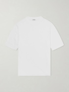 De Petrillo - Knitted Cotton T-Shirt - White