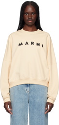 Marni Beige Crewneck Sweatshirt