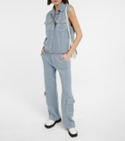 Barrie Cashmere and cotton sleeveless jacket