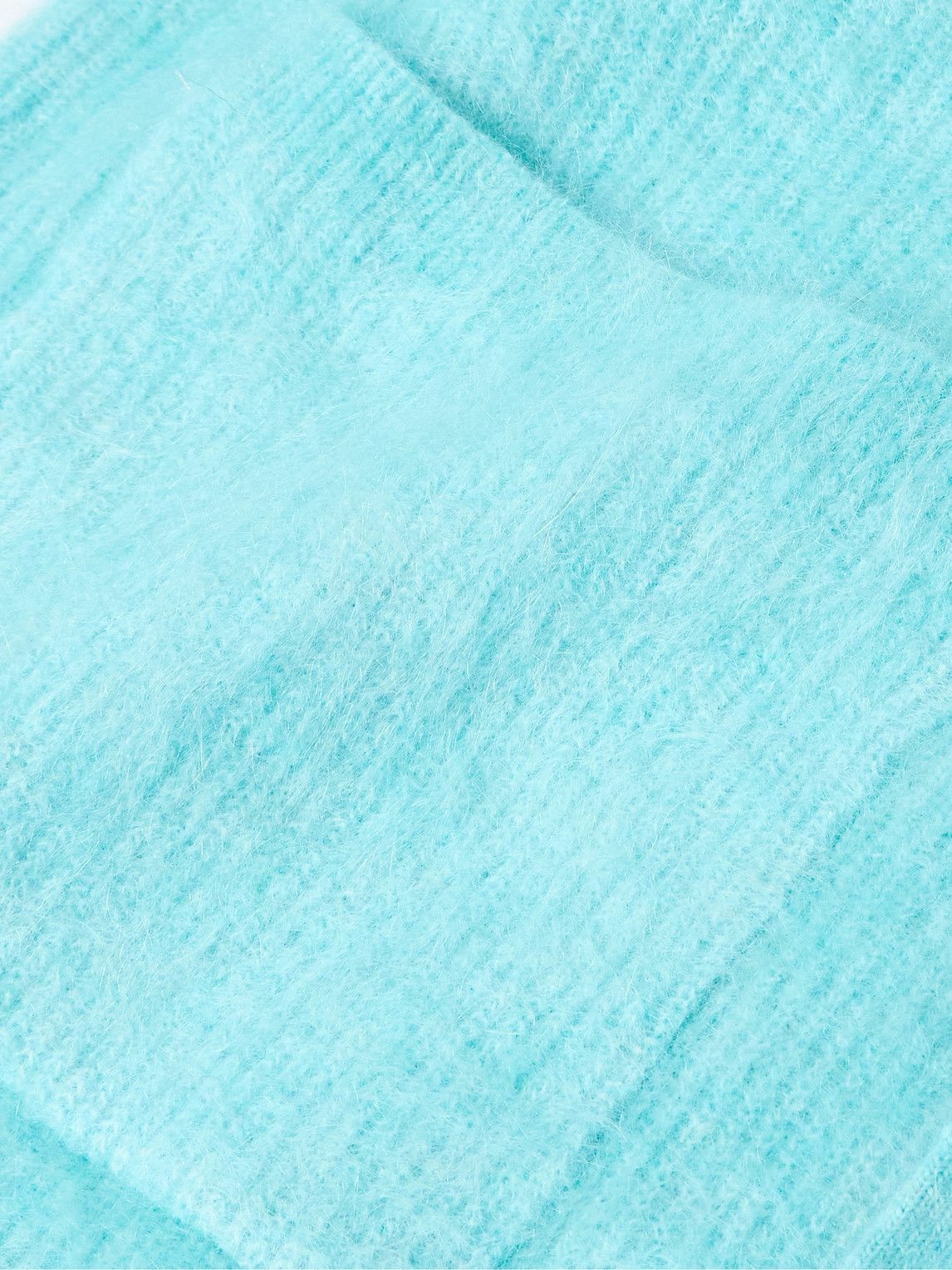 Séfr - Kaito Ribbed Mohair-Blend Cardigan - Blue