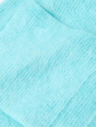 Séfr - Kaito Ribbed Mohair-Blend Cardigan - Blue