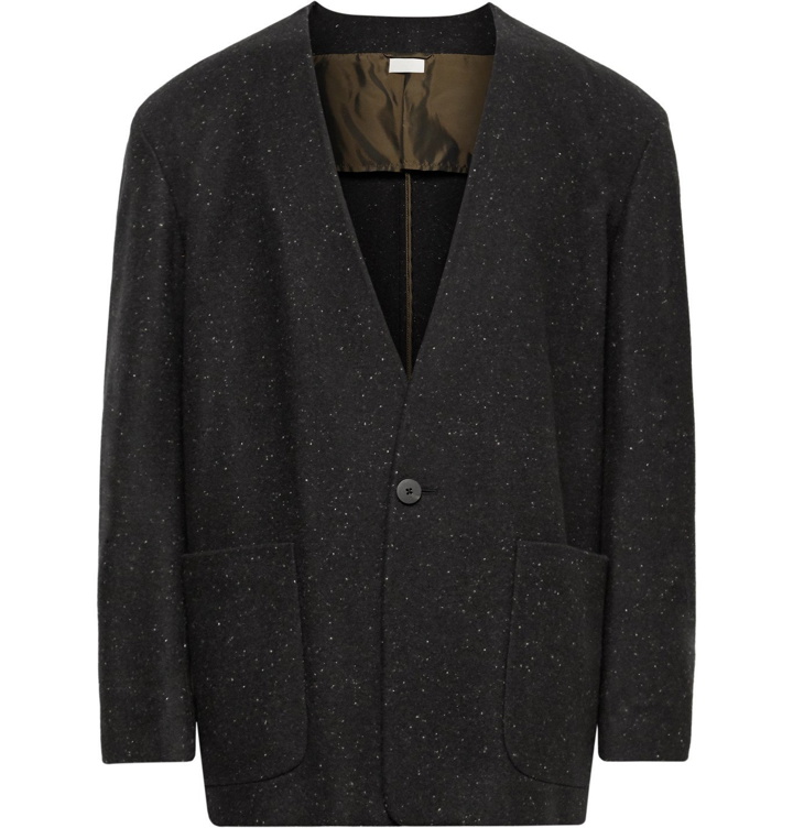 Photo: Fear of God for Ermenegildo Zegna - Unstructured Mélange Wool Blazer - Black