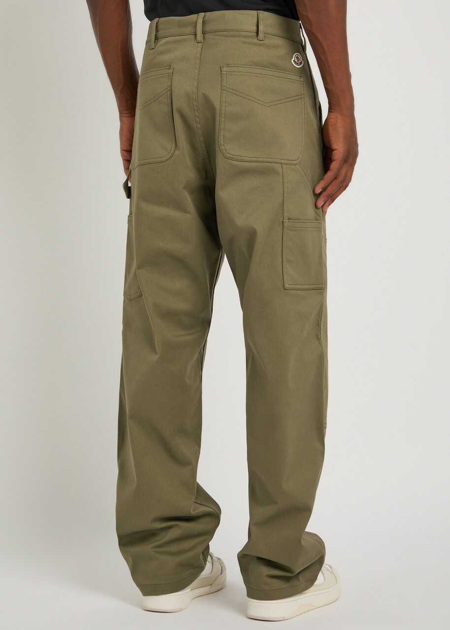 【関税＆送料込み】Moncler Trousers Moncler Nylon cargo pants with drawstring - Beige
