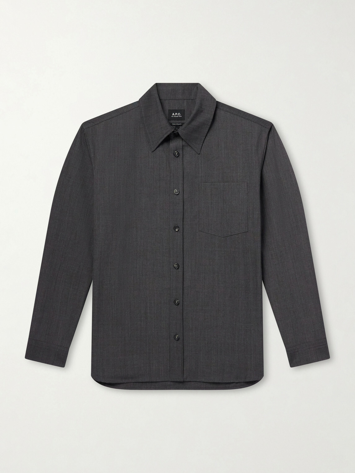 A.P.C. - Malaury Recycled Poplin Shirt - Gray