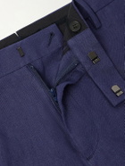 Sunspel - Straight-Leg Pleated Linen Suit Trousers - Blue