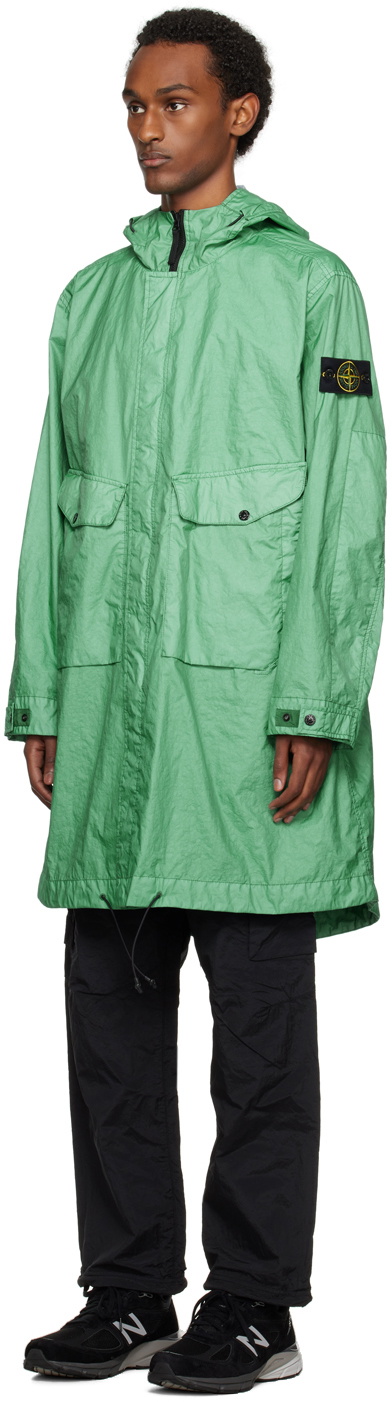 Stone island sale hooded coat