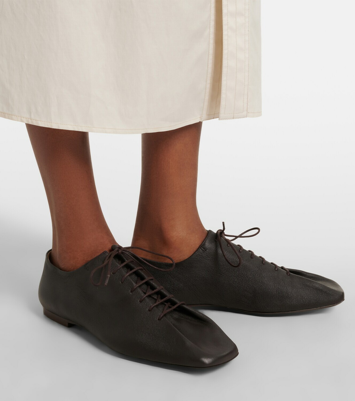 Lemaire Souris leather derby shoes