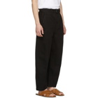 Lemaire Black Twisted Chino Trousers