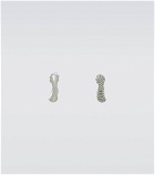 Saint Laurent - Mini embellished hoop earrings