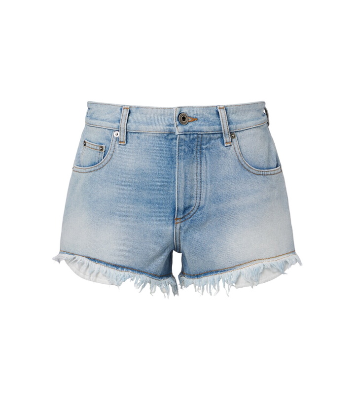 Photo: Loewe Paula's Ibiza Anagram denim shorts