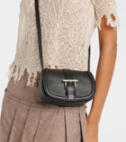 Alexander McQueen T-Bar Mini leather shoulder bag